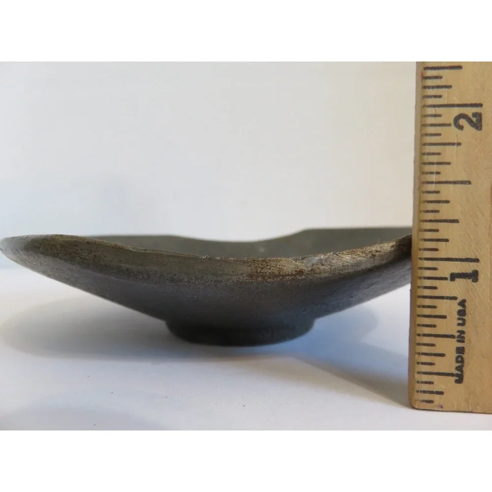 Heavy Cast Iron Metal Trinket Jewelry Dish‎ Minimalist Home Decor